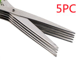 Multifunction Multi-layer Scissors for Green Onion Spice Herb Seaweed