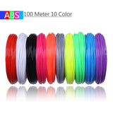 ABS PLA 1.75mm Filament Consumables for 3D Printing Pen 200m 20 color