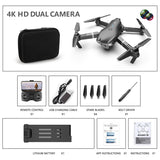 Dual Camera Folding Drone HD 4K Aerial Photography Four Axis