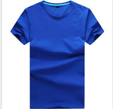 Camiseta CVC de venda direta, camiseta de algodão puro, camiseta masculina, terno masculino, mangas curtas, camiseta tamanho grande, camiseta masculina.