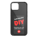 Capa de telefone com tela E-ink para iPhone 12-15 séries NFC DIY projeção de tela ilimitada capa de telefone personalizada sem bateria nova capa de telefone de luxo de designer