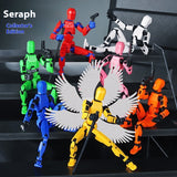 T3 Anime Action Figure Stop Motion Stand Multi-articulado Móvel Shapeshift Robot 3D Barato Action Model Toy Presente