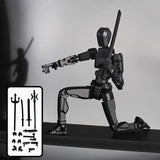 T3 Anime Action Figure Stop Motion Stand Multi-articulado Móvel Shapeshift Robot 3D Barato Action Model Toy Presente