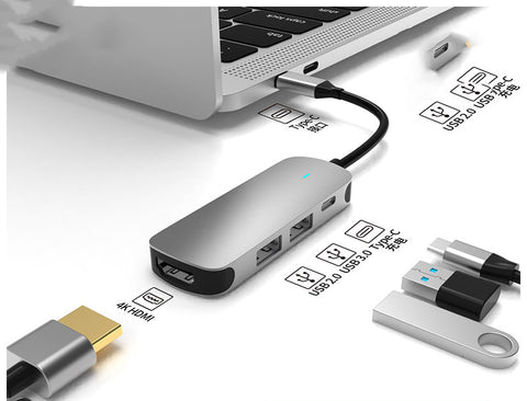 Hub universal multifuncional hub HDMI estação de acoplamento conversor de notebook