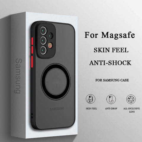 Capa Magsafe para Samsung Série S e Série A Magnética Resistente a Quedas