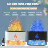 Simulation Flame Mist Humidifier Fire Flame Aroma Diffuser Colorful