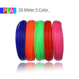 ABS PLA 1.75mm Filament Consumables for 3D Printing Pen 200m 20 color