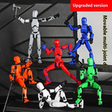 T3 Anime Action Figure Stop Motion Stand Multi-articulado Móvel Shapeshift Robot 3D Barato Action Model Toy Presente