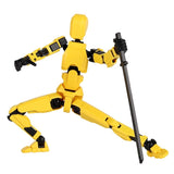 T3 Anime Action Figure Stop Motion Stand Multi-articulado Móvel Shapeshift Robot 3D Barato Action Model Toy Presente