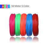 ABS PLA 1.75mm Filament Consumables for 3D Printing Pen 200m 20 color