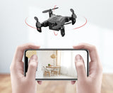 4k mini drone dobrável telefone wifi controle 2.4g 50-80m câmera de rolo de 360 ​​graus