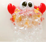 Crab Making Bubbles Toy Animal Crab Bath Bubble Machine 12 Music