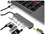 Hub universal multifuncional hub HDMI estação de acoplamento conversor de notebook