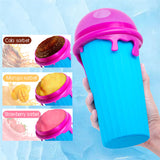 Quick-Frozen Smoothie Sand Slushy Cup 500ml Magic Ice Cream Bottle