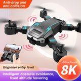 High Definition 8K Folding Intelligent Obstacle Avoidance Drone Camera