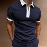 Camisa polo masculina camisa polo sólida marca masculina camisa de manga curta camisa de verão roupas masculinas