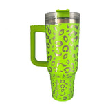 Modern Minimalist Feminine Stainless Steel Handle Insulated 40oz Cup