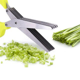 Multifunction Multi-layer Scissors for Green Onion Spice Herb Seaweed