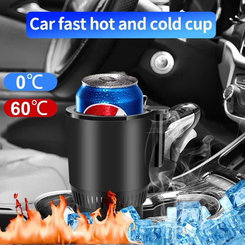 2 em 1 carro aquecimento resfriamento copo 12 V inteligente carro copo suporte aquecedor refrigerador