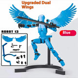 T3 Anime Action Figure Stop Motion Stand Multi-articulado Móvel Shapeshift Robot 3D Barato Action Model Toy Presente