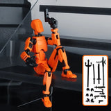 T3 Anime Action Figure Stop Motion Stand Multi-articulado Móvel Shapeshift Robot 3D Barato Action Model Toy Presente