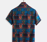 Beach Casual Short Sleeve printed shirt men