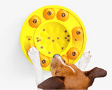 Dog Treat Dispenser Puzzle Tigelas de alimentação para cães Tigela de alimentação lenta