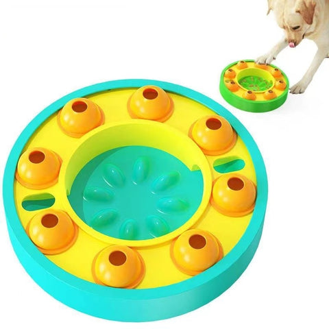 Dog Treat Dispenser Puzzle Tigelas de alimentação para cães Tigela de alimentação lenta