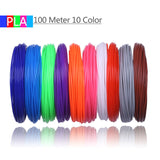 ABS PLA 1.75mm Filament Consumables for 3D Printing Pen 200m 20 color