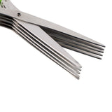 Multifunction Multi-layer Scissors for Green Onion Spice Herb Seaweed