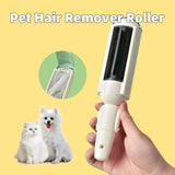 Pet Hair Remover Roller Comfy Non-Slip Handle Sofa Car Seat Carpet Bed