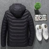 New Unisex Heated Jacket Coat USB Electric Jacket Cotton Coat Heater Thermal Clothing Heating Vest Men's Clothes Winter