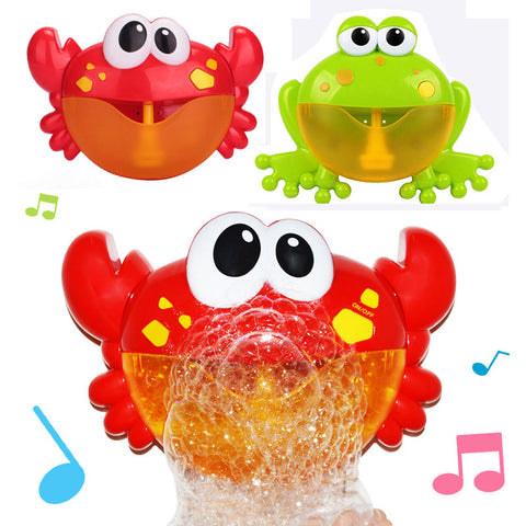 Crab Making Bubbles Toy Animal Crab Bath Bubble Machine 12 Music