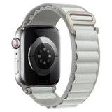 Faixa de relógio circular de nylon para Apple Watch 42mm 44mm 45mm 49mm