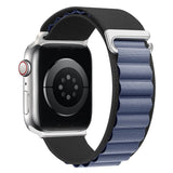 Faixa de relógio circular de nylon para Apple Watch 42mm 44mm 45mm 49mm