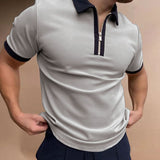 Camisa polo masculina camisa polo sólida marca masculina camisa de manga curta camisa de verão roupas masculinas