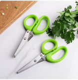 Multifunction Multi-layer Scissors for Green Onion Spice Herb Seaweed