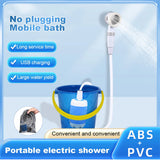 Portable Electric Shower 5000mAh B/O Traveling Outdoor Camping Shower