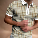 Camisa polo masculina camisa polo sólida marca masculina camisa de manga curta camisa de verão roupas masculinas