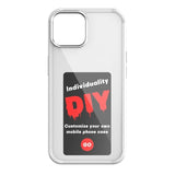 Capa de telefone com tela E-ink para iPhone 12-15 séries NFC DIY projeção de tela ilimitada capa de telefone personalizada sem bateria nova capa de telefone de luxo de designer