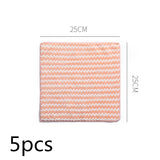 Kitchen Cleaning Rag Coral Fleece Dish Washing Cloth Super Absorbent Scouring Pad Dry And Wet Kitchen Cleaning Towels Lazy Cleaning Supplies