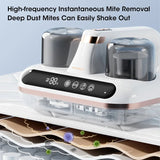 New Universal Mattress Cordless Vacuum Handheld Cleaner Mite Remover Powerful Suction For Cleaning Bed Pillows Home Supplies