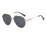 Mens Fashion Trend Oval Frame Sunglasses