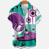 Digital Printed Large Casual Shirt For Men