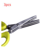 Multifunction Multi-layer Scissors for Green Onion Spice Herb Seaweed