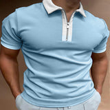 Camisa polo masculina camisa polo sólida marca masculina camisa de manga curta camisa de verão roupas masculinas