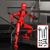 T3 Anime Action Figure Stop Motion Stand Multi-articulado Móvel Shapeshift Robot 3D Barato Action Model Toy Presente