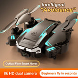 High Definition 8K Folding Intelligent Obstacle Avoidance Drone Camera