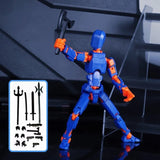 T3 Anime Action Figure Stop Motion Stand Multi-articulado Móvel Shapeshift Robot 3D Barato Action Model Toy Presente